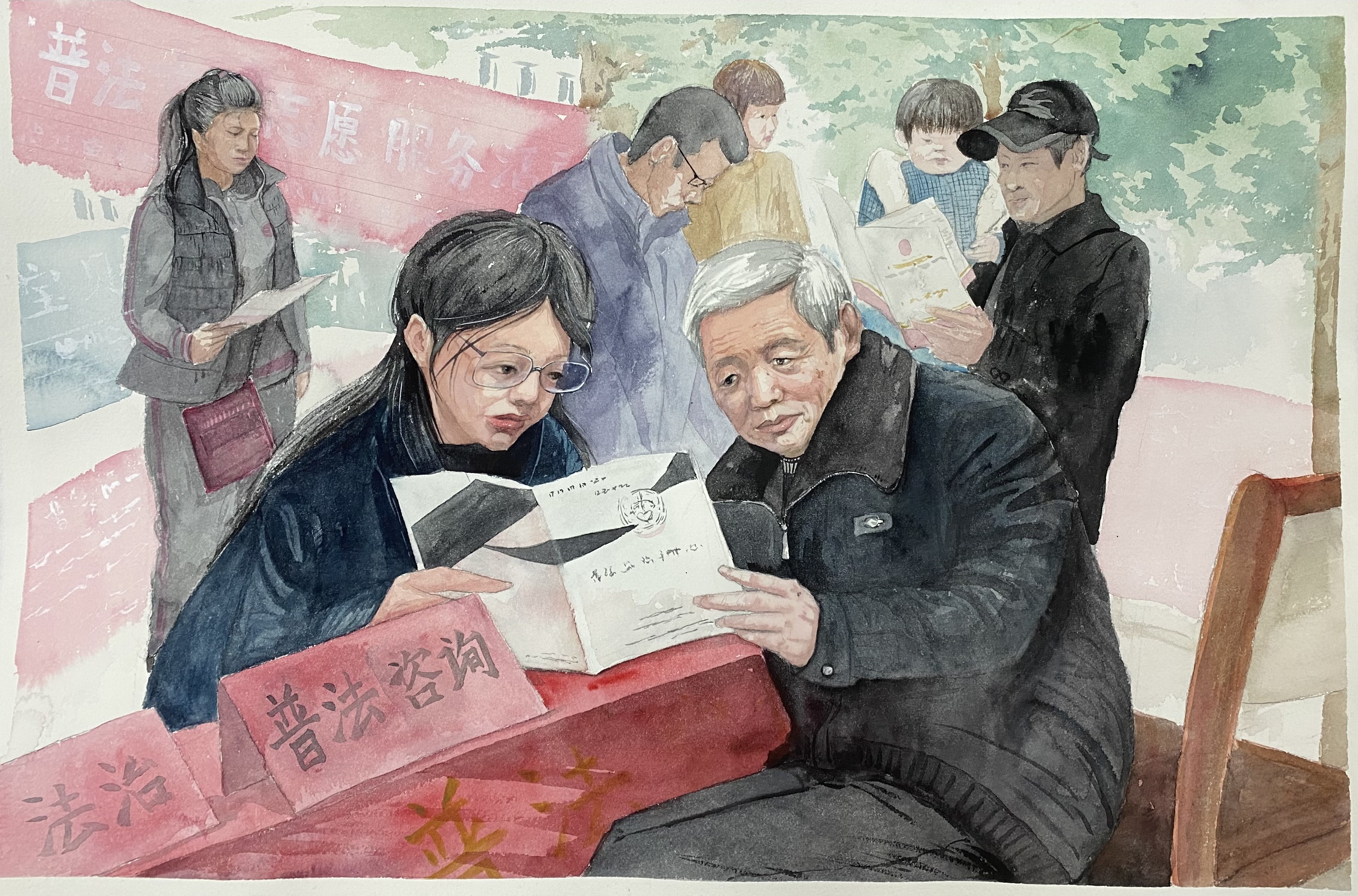 普法志愿服務進社區